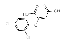 Fumaric acid,(2,4-dichlorophenoxy)- (8CI) Structure