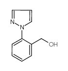 2-(1-吡唑基)苄醇结构式