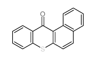 benzo[a]thioxanthen-12-one Structure