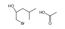 acetic acid,(2S)-1-bromo-4-methylpentan-2-ol Structure