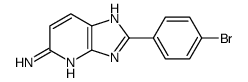 2-(4-bromophenyl)-1H-imidazo[4,5-b]pyridin-5-amine结构式