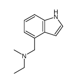 4-(N-ethyl-N-methyl)aminomethylindole结构式