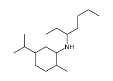 N-heptan-3-yl-2-methyl-5-propan-2-ylcyclohexan-1-amine Structure