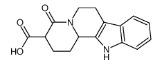 4-oxo-1,2,3,4,6,7,12,12b-octahydroindolo[2,3-a]quinolizine-3-carboxylic acid结构式