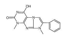 1,8-Dimethyl-7-phenyl-1H-imidazo[2,1-f]purine-2,4(3H,8H)-dione structure