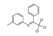 2,2,2-trichloro-1-phenyl-N-(m-tolyl)ethan-1-imine Structure