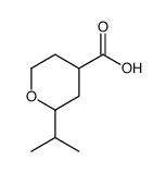 2-ISOPROPYLTETRAHYDRO-2H-PYRAN-4-CARBOXYLIC ACID结构式