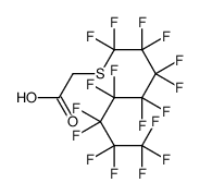 2-(1,1,2,2,3,3,4,4,5,5,6,6,7,7,8,8,8-heptadecafluorooctylsulfanyl)acetic acid Structure