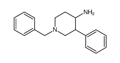 1-苄基-3-苯基哌啶-4-胺结构式