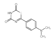 2H-1,3,5-Thiadiazine-2,4(3H)-dione,6-[4-(dimethylamino)phenyl]-结构式