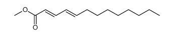 methyl (2E,4E)-trideca-2,4-dienoate结构式