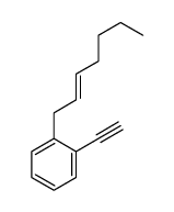 1-ethynyl-2-hept-2-enylbenzene Structure