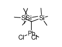 dichloro(methyl)(tris(trimethylsilyl)methyl)lead(IV)结构式