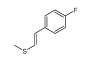 1-fluoro-4-(2-methylsulfanylethenyl)benzene结构式
