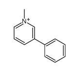 1-methyl-3-phenylpyridin-1-ium Structure
