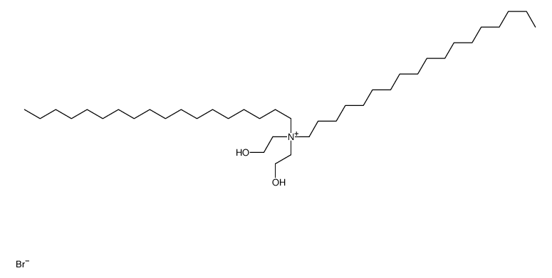 bis(2-hydroxyethyl)-dioctadecylazanium,bromide结构式