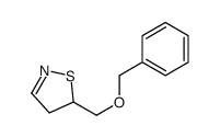 5-(phenylmethoxymethyl)-4,5-dihydro-1,2-thiazole Structure