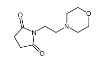 1-(2-morpholin-4-ylethyl)pyrrolidine-2,5-dione Structure