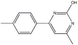 4-Methyl-6-p-tolyl-pyrimidin-2-ol结构式