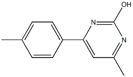 4-Methyl-6-p-tolyl-pyrimidin-2-ol Structure