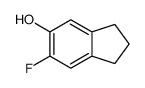 6-氟-2,3-二氢-1H-茚-5 醇结构式