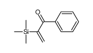 1-phenyl-2-trimethylsilylprop-2-en-1-one Structure