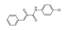 Z-C-phenyl N-(4-chlorophenylcarbamoyl) nitrone结构式