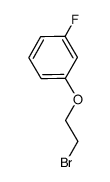 1-(2-bromoethoxy)-3-fluorobenzene structure