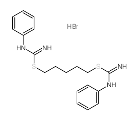 N-phenyl-1-[5-(N-phenylcarbamimidoyl)sulfanylpentylsulfanyl]methanimidamide picture