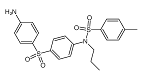 toluene-4-sulfonic acid-(N-propyl-4-sulfanilyl-anilide)结构式