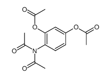 2,4-diacetoxy-1-diacetylamino-benzene Structure