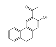 1-(2-hydroxy-9,10-dihydro-[3]phenanthryl)-ethanone结构式
