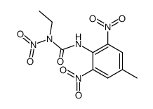 N-ethyl-N'-(4-methyl-2,6-dinitro-phenyl)-N-nitro-urea Structure