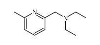 N-乙基-N-((6-甲基吡啶-2-基)甲基)乙胺结构式