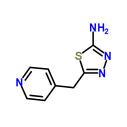 5-(4-Pyridinylmethyl)-1,3,4-thiadiazol-2-amine结构式