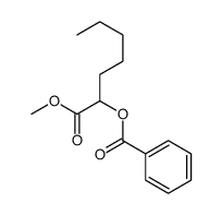 (1-methoxy-1-oxoheptan-2-yl) benzoate结构式