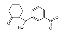 (2S)-2-[(R)-hydroxy-(3-nitrophenyl)methyl]cyclohexan-1-one结构式