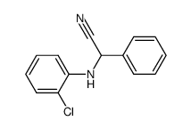 2-(N-(2-chloroanilino))-2-phenylacetonitrile结构式