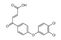 4-[4-(3,4-dichlorophenoxy)phenyl]-4-oxobut-2-enoic acid结构式