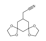 2-(1,4,8,11-tetraoxadispiro[4.1.47.35]tetradecan-13-yl)acetonitrile结构式