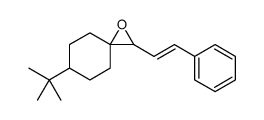 6-tert-butyl-2-(2-phenylethenyl)-1-oxaspiro[2.5]octane结构式