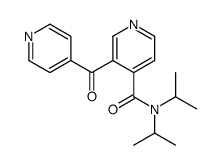 N,N-di(propan-2-yl)-3-(pyridine-4-carbonyl)pyridine-4-carboxamide Structure