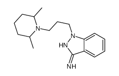 1-[3-(2,6-dimethylpiperidin-1-yl)propyl]indazol-3-amine结构式