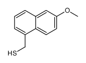 1-Naphthalenemethanethiol,6-methoxy-(9CI) structure