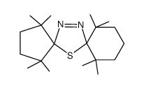 1,1,4,4,8,8,12,12-Octamethyl-6-thia-13,14-diazadispiro(4.1.5.2)tetradec-13-en Structure