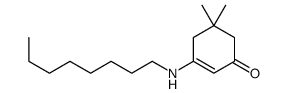 5,5-dimethyl-3-(octylamino)cyclohex-2-en-1-one Structure