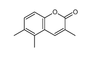 3,5,6-trimethylchromen-2-one Structure