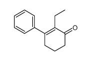 2-ethyl-3-phenylcyclohex-2-en-1-one Structure