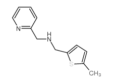 N-[(5-methylthiophen-2-yl)methyl]-1-pyridin-2-ylmethanamine结构式