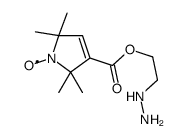 2,2,5,5-tetramethylpyrroline-1-oxyl-3-carboxy ethylhydrazine Structure